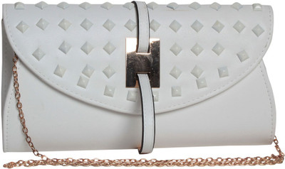 

Reedra Party White Clutch