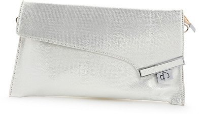

Elligator Party Silver Clutch