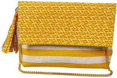 

REZZY Party Yellow, White Clutch, White;yellow