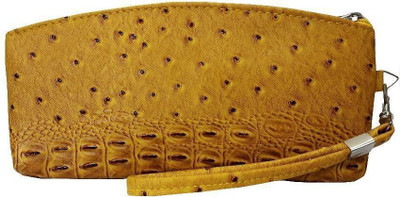 

Goldeno Casual Yellow Clutch