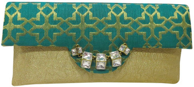 

Deepsum Party Green Clutch