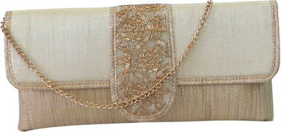

Bhamini Party Gold Clutch