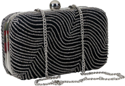 

Sadaf Party Black Clutch