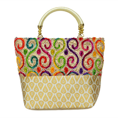 

Bagaholics Party Multicolor Clutch
