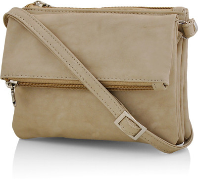 

Butterflies Casual Beige Clutch