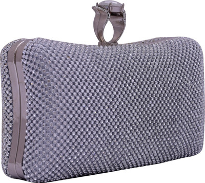 

Desi Veedesi Casual Gold, Silver Clutch