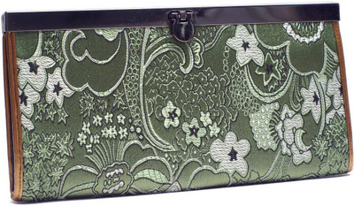 

Apex Party Green, Gold Clutch, Gold;green