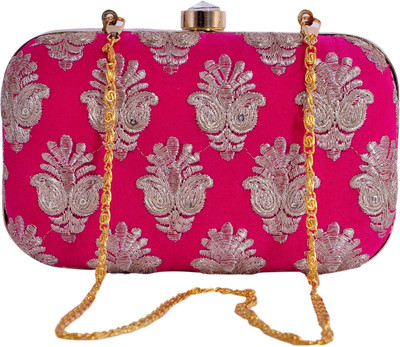 

Glitter Accessories Party Pink Clutch