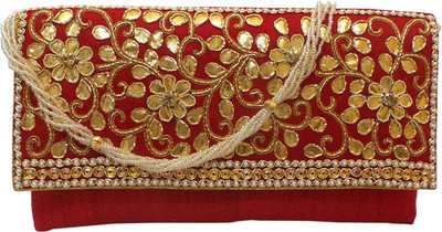 

Bhamini Party Red Clutch