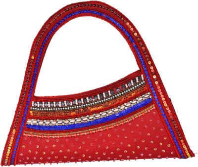 

navya bags Party Red, Blue Clutch, Blue;red