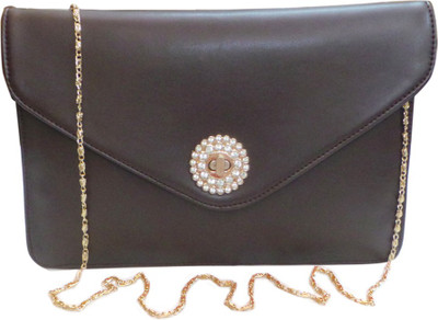 

Bhamini Party Brown Clutch