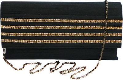 Bhamini Party Black Clutch