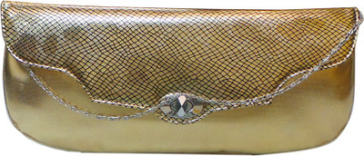 

Bhamini Party Gold Clutch
