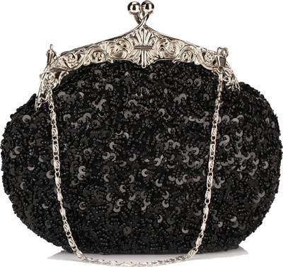 

Chicastic Party Black Clutch