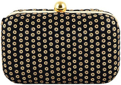

Duchess Party Black, Gold Clutch
