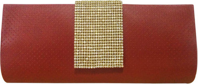 

Angelfish Party Maroon Clutch