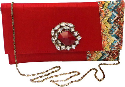 

Bhamini Party Red Clutch