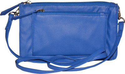 

Famous by Payal Kapoor Casual Blue Clutch