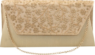 

Sunbeams Casual Gold Clutch