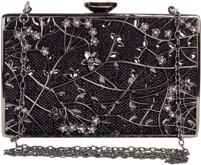 

Reedra Party Black Clutch