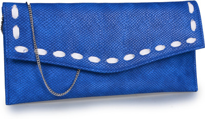 

Contrast Party Blue Clutch