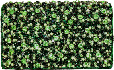 

Kawaii Casual Green Clutch