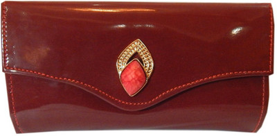 

Navaksha Party Brown Clutch
