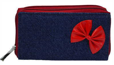 

VS Creation Casual Blue, Red Clutch