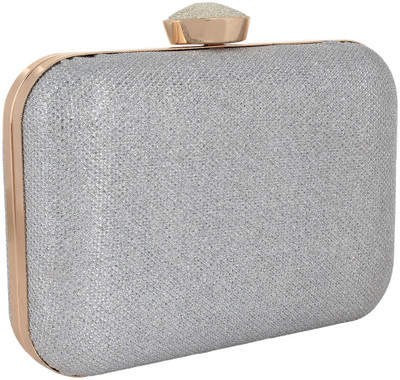 

Jewel Fuel Party Silver Clutch