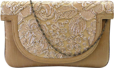 

Bhamini Party Gold Clutch