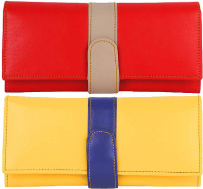 

Yours Luggage Casual Red, Yellow Clutch
