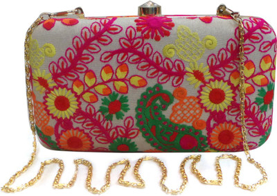 

Bhamini Party Gold Clutch