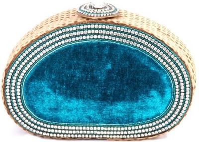 

Abqa Casual, Party Blue Clutch
