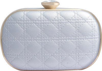 

Super Drool Formal Silver Clutch