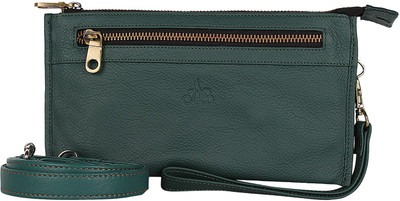

Atlaa Batlaa Casual Green Clutch