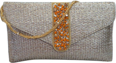 

Bhamini Party Gold Clutch