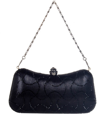 

Reedra Party Black Clutch