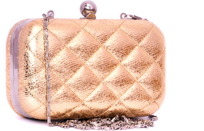 

Berrypeckers Party Gold Clutch