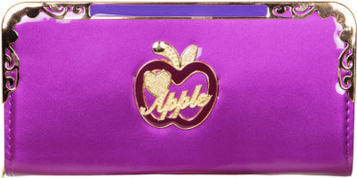 

Fashion Leather Party Purple Clutch