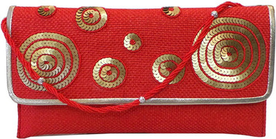 

Bhamini Casual Red Clutch