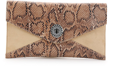 

Elligator Party Beige Clutch