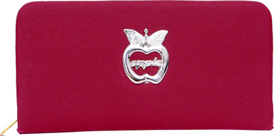 

Zakina Maroon Clutch