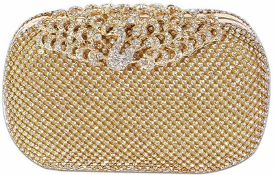 

Super Drool Casual Gold Clutch