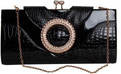 

Reedra Party Black Clutch