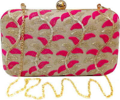 

Bhamini Party Pink Clutch