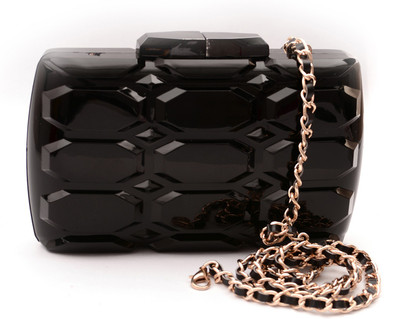 

Fashnopolism Party Black Clutch