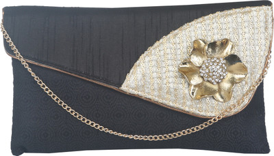 

Sunbeams Party Black Clutch