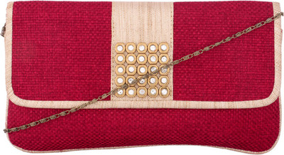 

Sunbeams Party Maroon Clutch