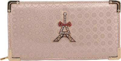 Bazaar Pirates Casual Gold Clutch