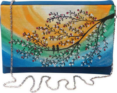 Bhamini Casual Blue Clutch